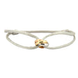 Cord Bracelet - Men's Adjustable Trinity Knot Bracelet