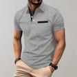 Polo Shirt - Men's Button Neck Collared Polo T-Shirt for Summer
