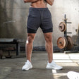 Running Shorts - Quick Dry - Drawstring - 2-in-1 Shorts - Men's Gym Shorts