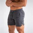 Sports Shorts - Men's Drawstring Activewear Gym Shorts with Pockets