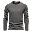 Long Sleeve T-Shirt | Crew Neck | Plain | Long Sleeve Vest | Men's Clothing