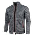 Zip Cardigan | Long Sleeve | Breathable | Zip-Up Jacket | Men's Clothing