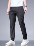 Stretch Trousers - Men's Casual Lightweight Skinny Trousers