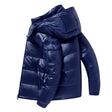 Puffer Jacket | Short | Hooded | Men's Shiny Puffer Jacket | Men's Winter Jacket
