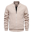 Men's Zip Up Sweatshirt - Casual Full Zip Bomber Sweatshirt Jacket with Pockets