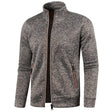 Zip Cardigan | Long Sleeve | Breathable | Zip-Up Jacket | Men's Clothing
