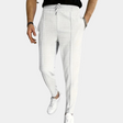 Slim Fit Joggers - Men's Skinny Elastic Waist Drawstring Sweatpants
