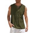 Tank Top - Men's Loose Fit Sleeveless Top for Summer