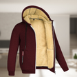 Hoodie Jacket | Fleece Lined | Winter | Zip-Up Hoodie | Men's Hoodie
