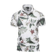 Summer Shirt - Men's Short Sleeve Printed Collared Polo T-Shirt