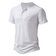 T-Shirt | Lightweight | Button Neck | Summer Shirt | Men's Clothing