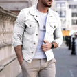 Denim Jacket | Breast Pockets | Slim Fit | Summer Jacket | Men's Jacket