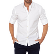 Button-Up Shirt - Collared - Non-Iron - Long Sleeve Shirt - Men's Shirt