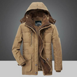 Winter Jacket | Zipper | Hood | Sherpa Lining | Men's Winter Jacket