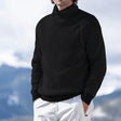 Roll Neck Jumper | Rib Knit | Turtleneck | Winter Pullover | Mens Knit Sweater