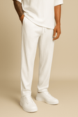 Corduroy Pants - Drawstring - Straight Leg - Casual Pants - Men's Pants