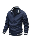 Bomber Jacket - Men's Windproof Lightweight Zip-Up Jacket