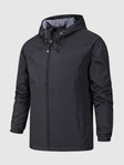 Windbreaker Jacket - Men's Hooded Outdoor Waterproof Jacket