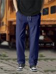 Track Pants | Drawstring | Leisure | Straight Leg Pants | Men's Trousers
