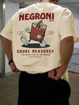 Graphic Tees | Loose Fit | Beige | Print T-Shirt | Men's T-Shirt