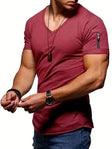 Men's T-Shirt | Casual | Lightweight | V-Neck T-Shirt | Men's Clothing