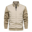 Men's Jacket | Zip-Up | Stand Up Collar | Quilted Jacket | Bomber Jacket
