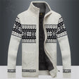 Knitted Cardigan | Winter | Snowflake | Zip-Up Cardigan | Men's Knitwear