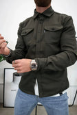 Overshirt - Button-Up - Long Sleeve - Shirt Jacket - Men's Jacket