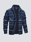 Flannel Jacket - Plaid - Button-Up - Quilted Liner Jacket - Men's Winter Jacket