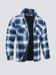 Flannel Jacket - Plaid - Button-Up - Quilted Liner Jacket - Men's Winter Jacket