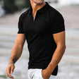 Polo Shirt - Collared - Quarter Zip - Polo T-Shirt - Men's Clothing