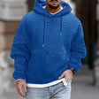 Hoodie - Men's Casual Warm Chunky Knitted Pullover Hoodie