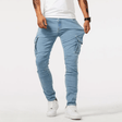 Skinny Cargo Jeans - Men's Stretch Slim Fit Cargo Jeans