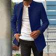 Men's Jacket - Mid Length - Spring - Blazer Jacket - Trench Coat Men