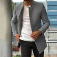 Men's Jacket - Mid Length - Spring - Blazer Jacket - Trench Coat Men