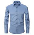 Button-Up Shirt | Long Sleeve | Slim Fit | Dress Shirt | Men's Non Iron Shirt