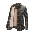 Fleece Lined Jacket | Plaid | Button-Up | Checkered Jacket | Men's Overshirt