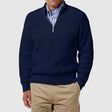 Quarter Zip Jumper | Casual | Long Sleeve | Knitted Jumper | Men's Half Zip Sweater