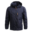 Softshell Jacket - Men's Hooded Waterproof Outdoor Windproof Jacket