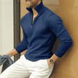 Polo Jumper | Long Sleeve | Pullover | Quarter Zip Jumper | Men's Quarter Zip Sweater