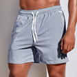 Swim Shorts | Striped | Elastic Waist | Swim Trunks | Men Beach Shorts