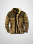 Fleece Jacket - Men's Warm Zip-Up Sherpa Lined Jacket for Winter
