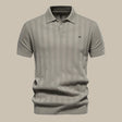 Polo Shirt - Men's Short Sleeve Knitted Collared Polo T-Shirt
