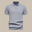Polo Shirt - Men's Short Sleeve Knitted Collared Polo T-Shirt