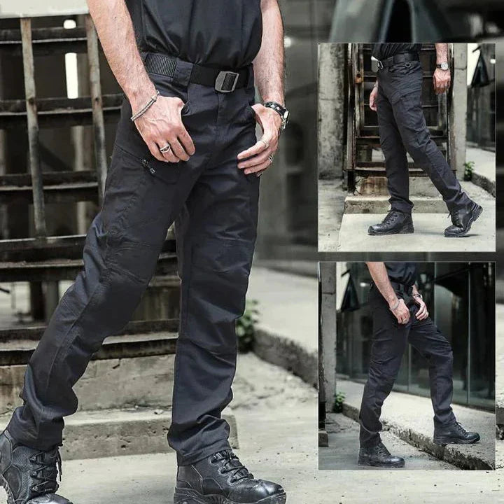 Work Pants - Men's Waterproof Straight Leg Tactical Cargo Pants