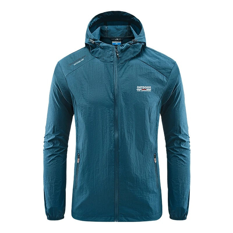 Windbreaker Jacket | Hooded | Lightweight | Waterproof Jacket Running | Men's Jacket