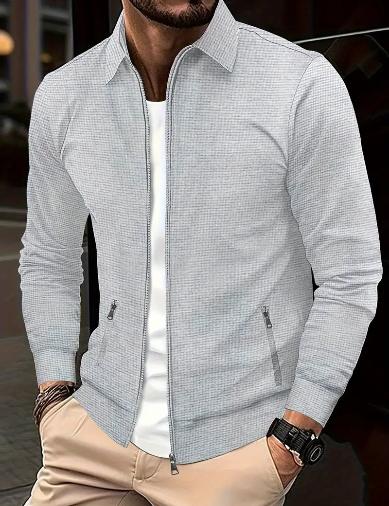 Men's Zip Up Sweatshirt - Full Zip - Pockets - Zip Up Sweater - Men's Jacket