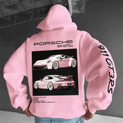 Hoodie | Car Print | Warm | Oversized Hoodie | Men's Clothing