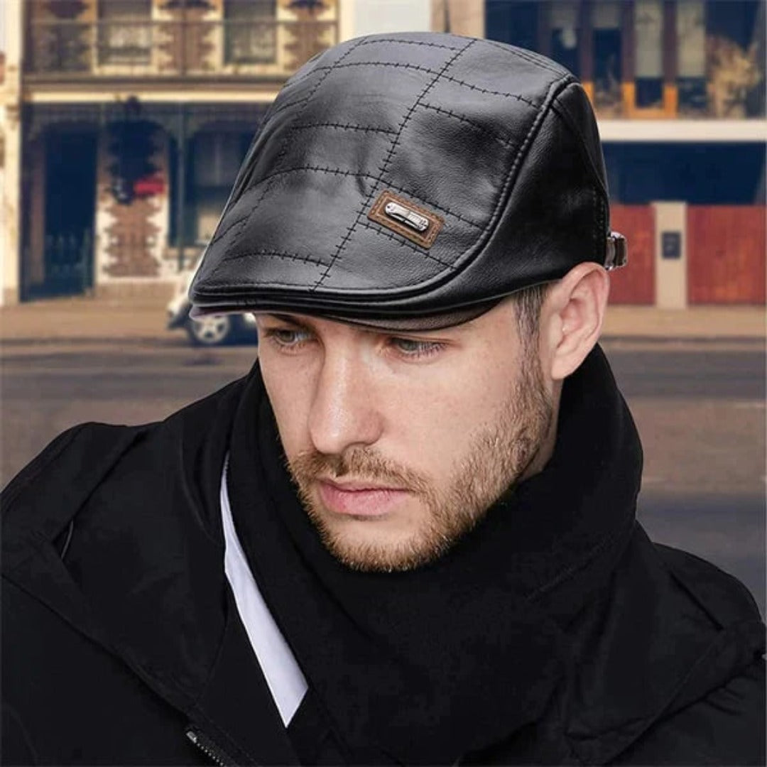 Beret - Leather - Paddy Cap - Flat Cap - Men's Hats