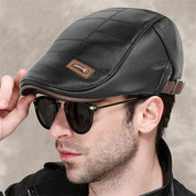 Beret - Leather - Paddy Cap - Flat Cap - Men's Hats